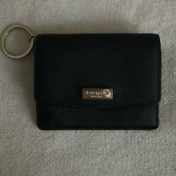 kate spade Accessories - Black Kate Spade card holder with ID window